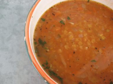 Zdjęcie - Zupa z czerwonej  soczewicy  - Przepisy kulinarne ze zdjęciami