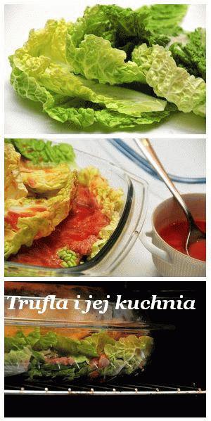 Zdjęcie - Zapiekanka z kapusty pekińskiej i  karkówki  - Przepisy kulinarne ze zdjęciami