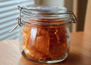 Zdjęcie - Domowa skórka pomarańczowa w  cukrze  - Przepisy kulinarne ze zdjęciami