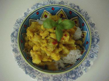 Zdjęcie - Aloo Gobhi  - Przepisy kulinarne ze zdjęciami