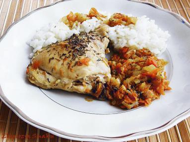 Zdjęcie - Kurczak w  warzywach  - Przepisy kulinarne ze zdjęciami