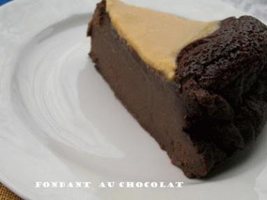 Zdjęcie - Fondant au Chocolat & Caramel au Beurre  Salé  - Przepisy kulinarne ze zdjęciami