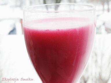 Zdjęcie - Pink  smoothie  - Przepisy kulinarne ze zdjęciami