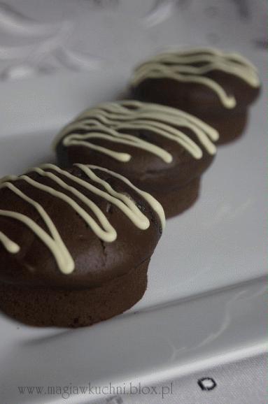 Zdjęcie - Muffiny z białą czakoladą   - Przepisy kulinarne ze zdjęciami