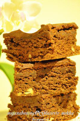 Zdjęcie - Glasierte mokka brownies  - Przepisy kulinarne ze zdjęciami