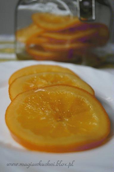 Zdjęcie - Kandyzowane pomarańcze  - Przepisy kulinarne ze zdjęciami