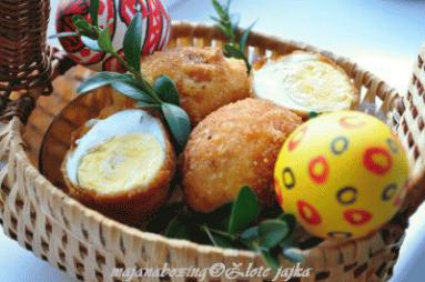 Zdjęcie - Złote jajka czyli niespodzianka kury Gderlatki  - Przepisy kulinarne ze zdjęciami
