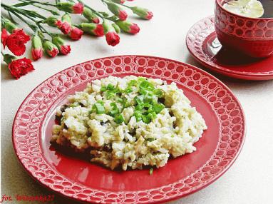 Zdjęcie - Smażony ryż z jajkiem i  grzybami  - Przepisy kulinarne ze zdjęciami