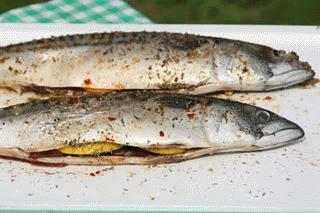 Zdjęcie - makrela z grilla - Przepisy kulinarne ze zdjęciami