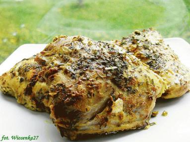 Zdjęcie - Kurczak marynowany w cytrynie i  ziołach  - Przepisy kulinarne ze zdjęciami