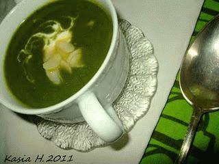 Zdjęcie - Zupa krem ze szpinaku - Przepisy kulinarne ze zdjęciami