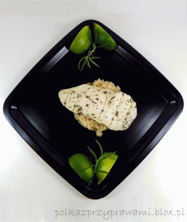 Zdjęcie - Cytrynowy kurczak na rozmarynowym risotto  - Przepisy kulinarne ze zdjęciami