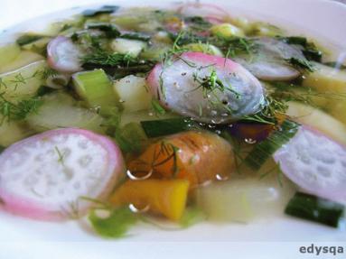 Zdjęcie - Zupa z zielonych ogórków    - Przepisy kulinarne ze zdjęciami