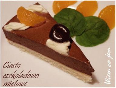Zdjęcie - Ciasto czekoladowo - miętowe - Przepisy kulinarne ze zdjęciami