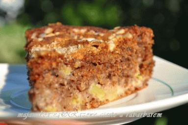Zdjęcie - Razowe ciasto z rabarbarem  - Przepisy kulinarne ze zdjęciami