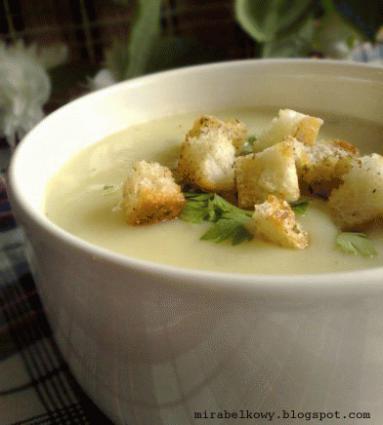 Zdjęcie - Zupa-krem z kalarepki - Przepisy kulinarne ze zdjęciami