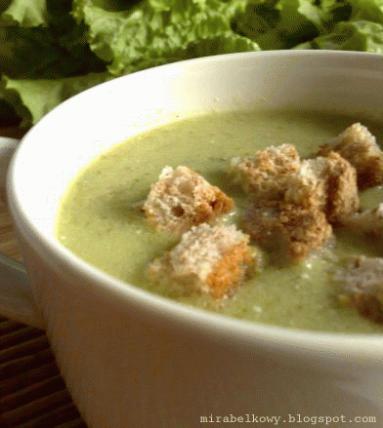 Zdjęcie - Zupa-krem z sałaty - Przepisy kulinarne ze zdjęciami