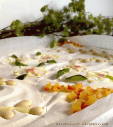 Zdjęcie - Mazurek cytrynowy z bezą - Przepisy kulinarne ze zdjęciami