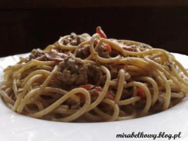Zdjęcie - Spaghetti z mięsem - Przepisy kulinarne ze zdjęciami