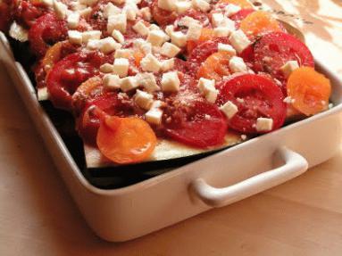 Zdjęcie - bakłażan cukinia  i pomidory - Przepisy kulinarne ze zdjęciami