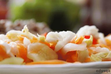 Zdjęcie - Krótka kiszonka z warzyw  mieszanych  - Przepisy kulinarne ze zdjęciami
