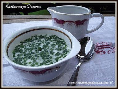 Zdjęcie - Zupa jogurtowo-miętowa  - Przepisy kulinarne ze zdjęciami