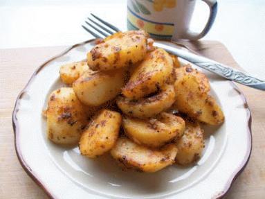 Zdjęcie - Pikantne ziemniaczki  smażone  - Przepisy kulinarne ze zdjęciami