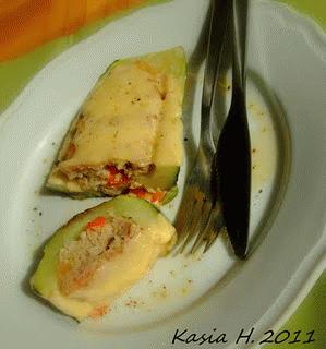 Zdjęcie - Kabaczek faszerowany mięsem mielony, ryżem i warzywami - Przepisy kulinarne ze zdjęciami