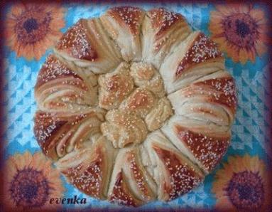 Bułgarski chlebek zwany słonecznikiem