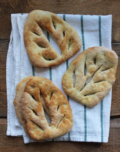 Chlebowe listki Fougasse