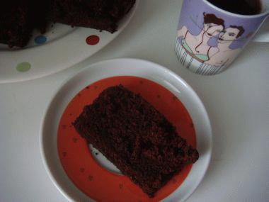 Ciasto czekoladowo-buraczane 