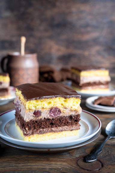 Ciasto z masą Monte Cherry