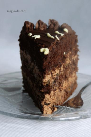 Czekoladowy tort na urodziny bloga