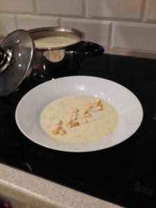 Czosnkowa zupa-krem na sylwestra
