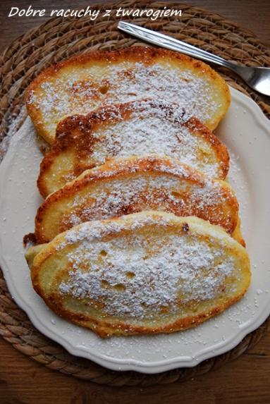 Dobre racuchy z twarogiem 