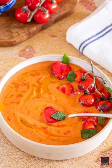 Gazpacho z truskawkami