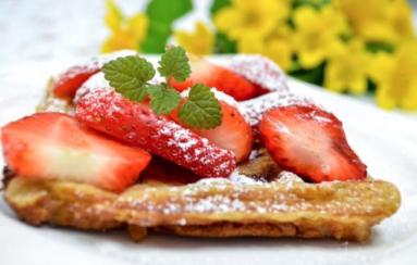 Gofry owsiane z truskawkami + film