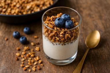 Granola z patelni w 10 minut 
