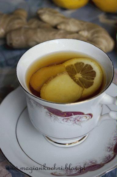 Herbatka imbirowo-cytrynowa