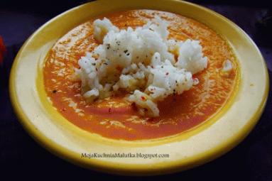 Krem marchewkowy z ryżem jaśminowym