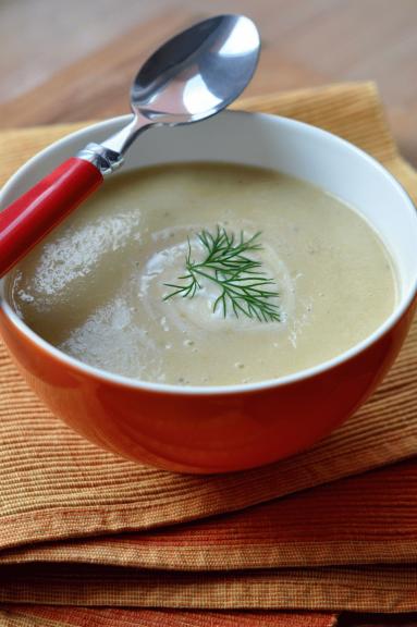 Kremowa zupa z brukselki i kalafiora