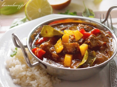 Łatwe curry z mango i kurczakiem