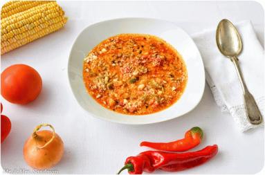 Minestrone soup - "mmmm zupa.....z kluskami"