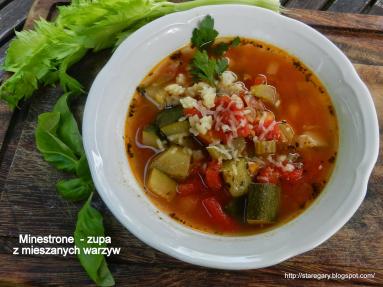 Minestrone  - zupa z mieszanych warzyw
