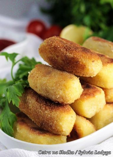 Mini krokieciki ziemniaczane ( croquettes de pommes de terre )