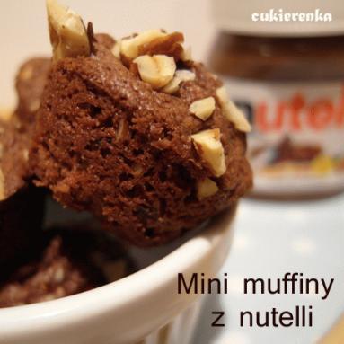 Mini muffiny z nutelli