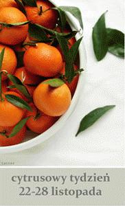 Mufinki pomarańczowe z marcepanem 