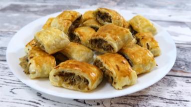 Paszteciki z kapustą i pieczarkami + film