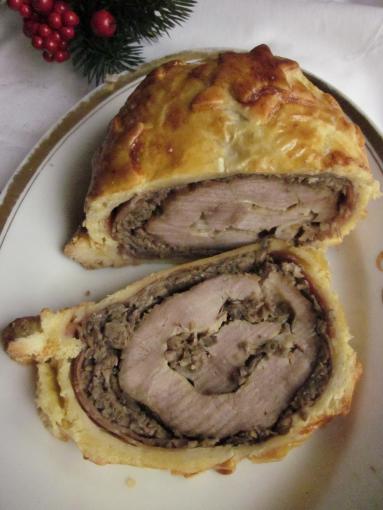 Pieczeń z indyka w cieście francuskim