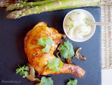 Pieczony kurczak w stylu tandoori / Tandoori-style roasted chicken